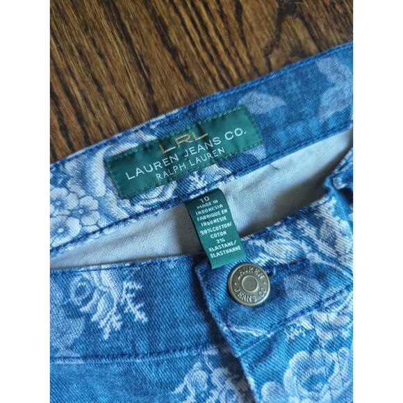 Lauren Ralph Lauren Floral Straight Leg Jeans - Picture 3 of 4